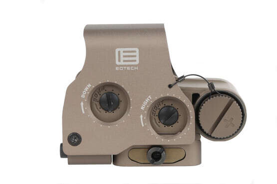 The EOTech EXPS3-0 holographic sight can be adjusted for elevation and windage